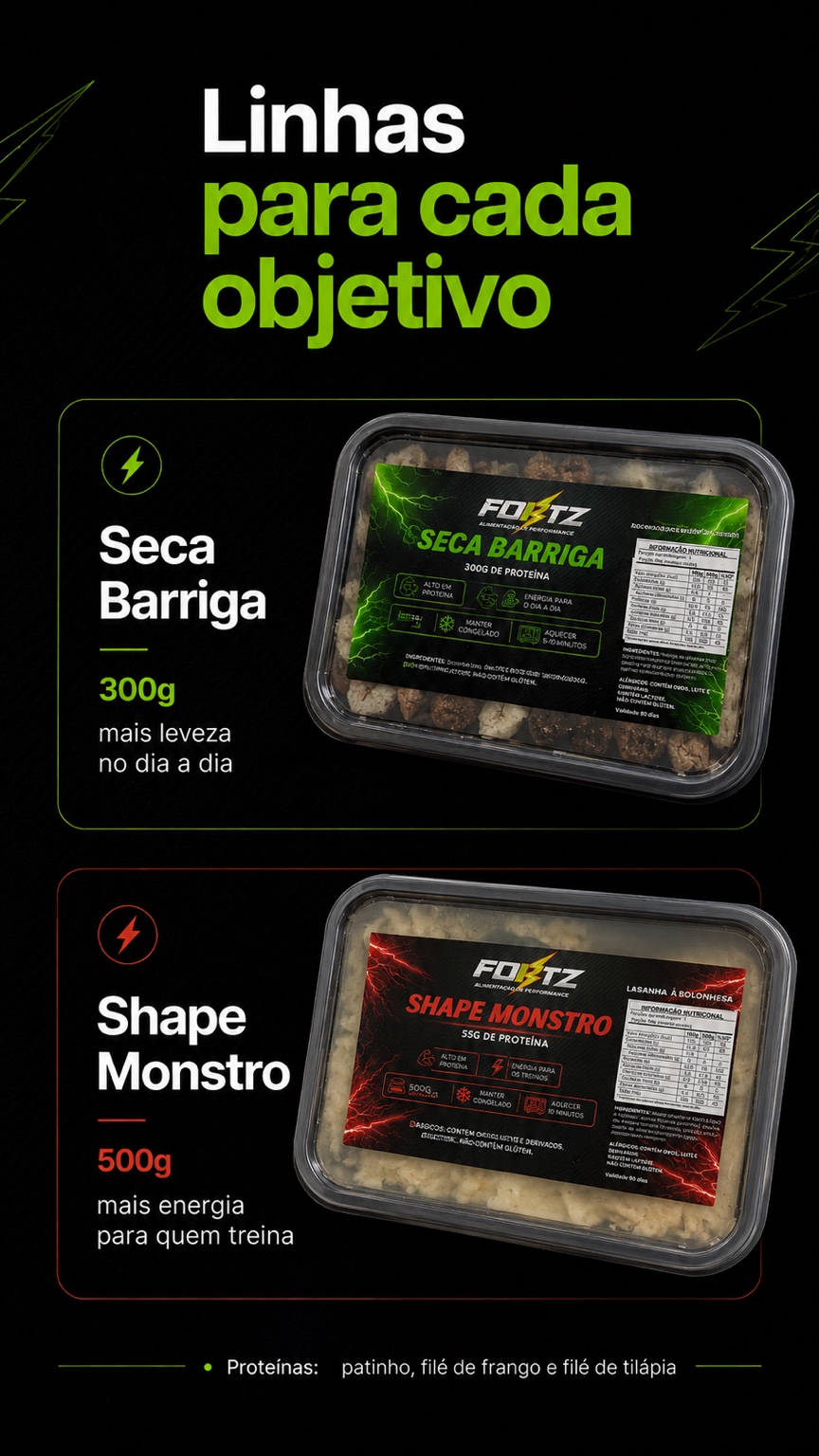 Linhas Seca Barriga e Shape Monstro